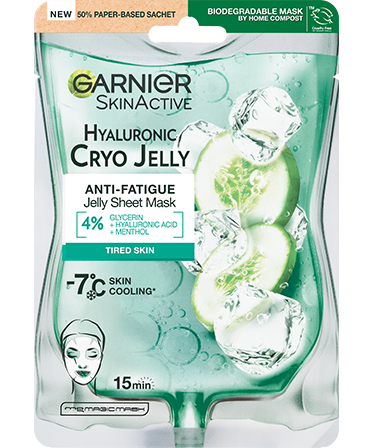 Cryo Jelly Υφασμάτινη Μάσκα Προσώπου με Υφή Τζελ
